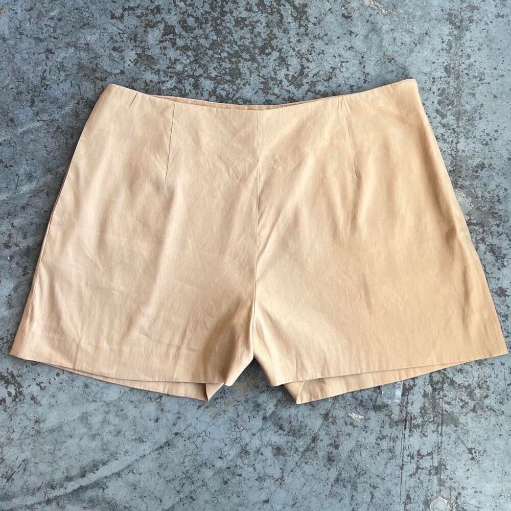 Antonio Melani Shorts Lightweight Linen Blend Tailored Euro Summer Women’s 14